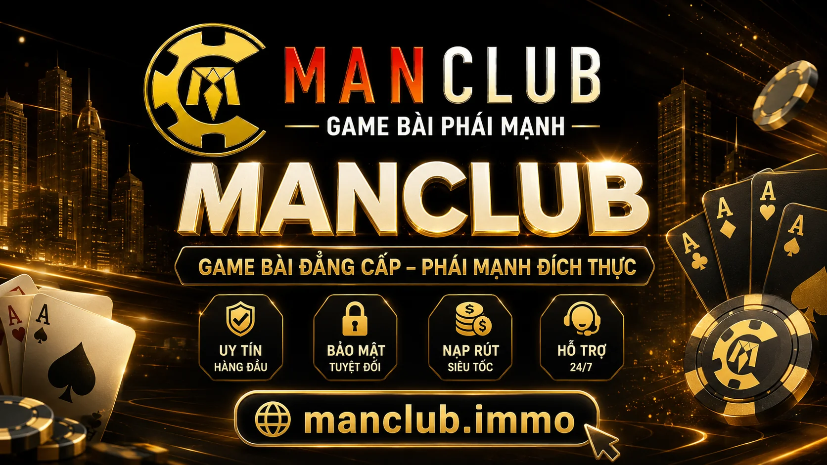 ManClub - Game bài đẳng cấp phái mạnh đích thực